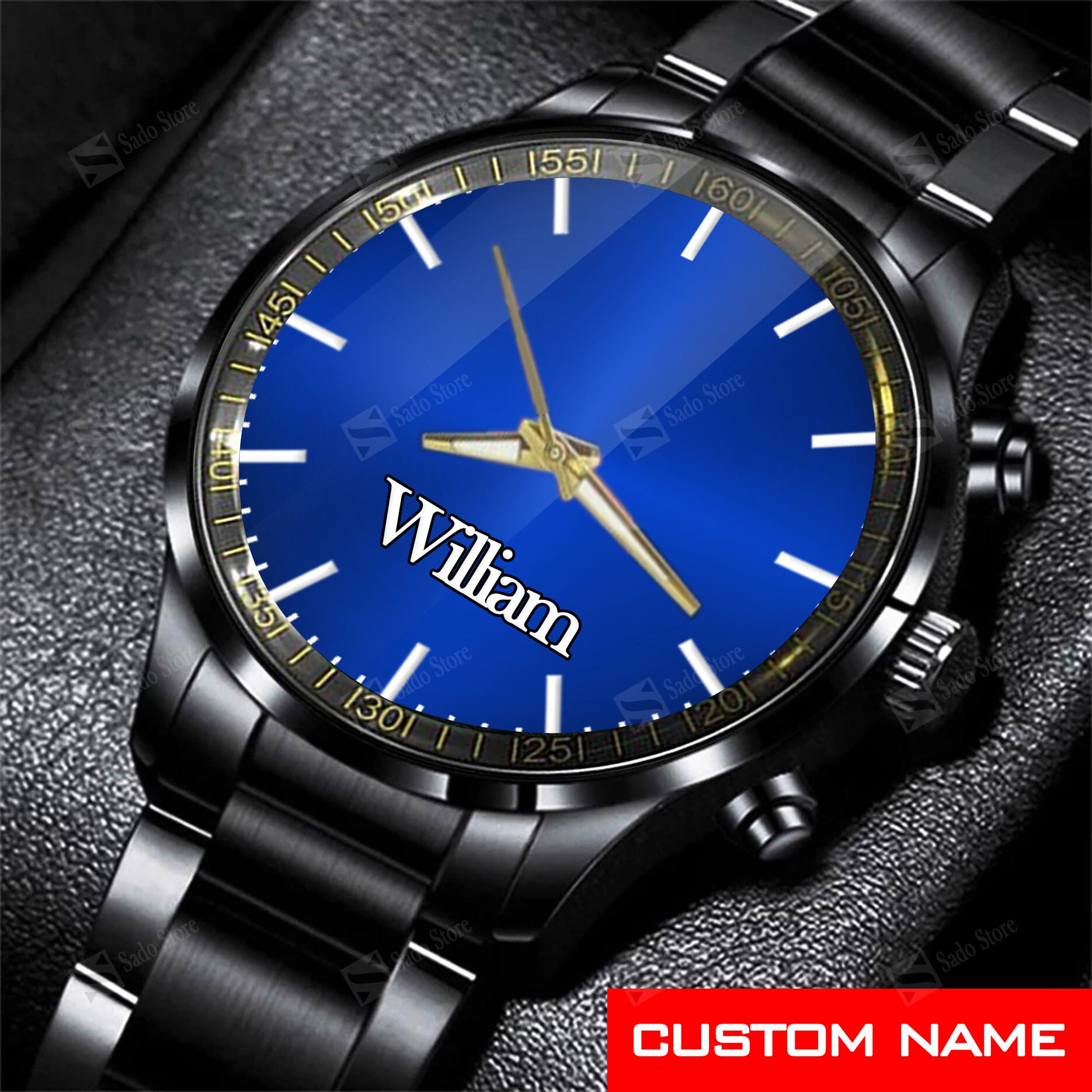 Black Stainless Steel Watch - BON4051506