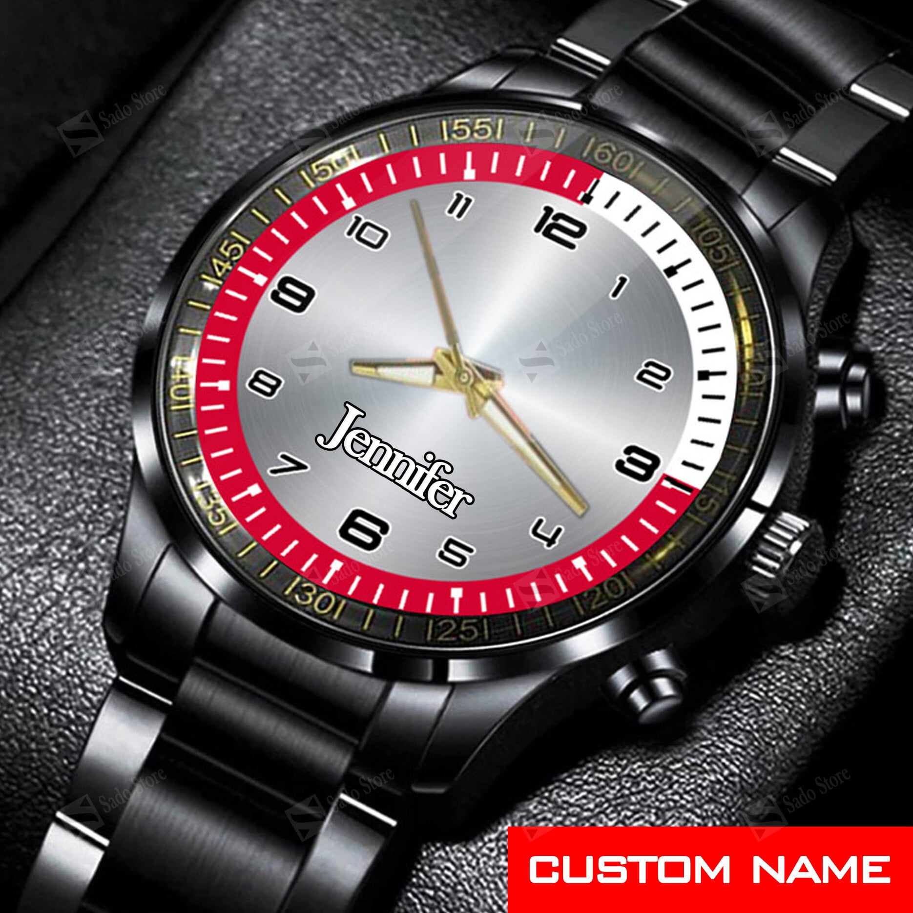 Black Stainless Steel Watch - BON4051509