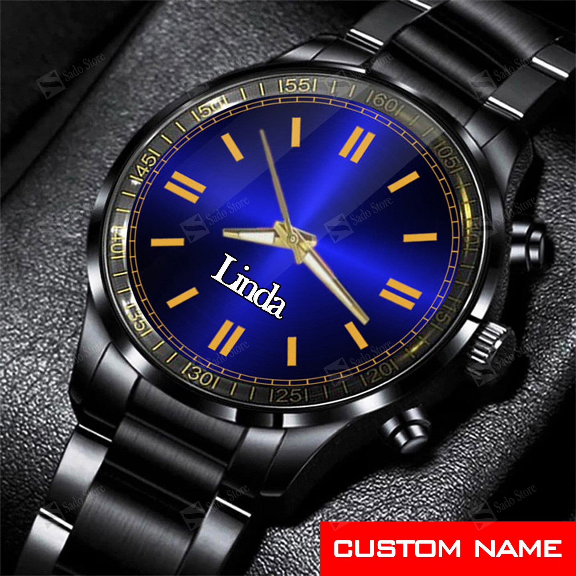 Black Stainless Steel Watch - BON4051510